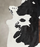 Chocolate and White Cowhide Rug #A25294