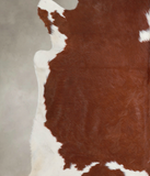 Brown and White Cowhide Rug #A25327