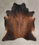 Brown with Red Cowhide Rug #A25336