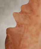 Solid Brown Cowhide Rug #A25339