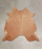Solid Brown Cowhide Rug #A25364
