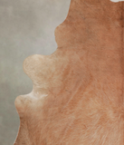 Solid Brown Cowhide Rug #A25375