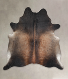 Brown with Red Cowhide Rug #A25381