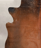 Brown with Red Cowhide Rug #A25414