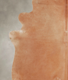 Solid Brown Cowhide Rug #A25485