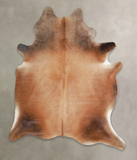 Brown with Red Cowhide Rug #A25507