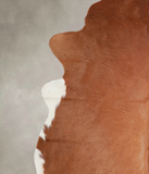 Solid Brown Cowhide Rug #A25525