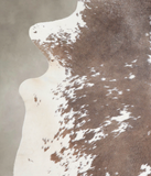 Chocolate and White Cowhide Rug #A25537