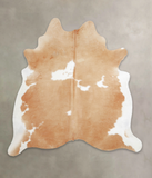 Beige and White Cowhide Rug #A25539