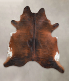 Dark Brindle Cowhide Rug #A25541