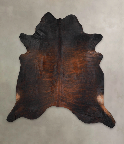 Dark Brindle Cowhide Rug #A25617