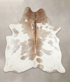 Grey With White Cowhide Rug #A25621