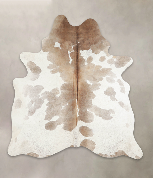 Grey With White Cowhide Rug #A25621
