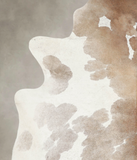 Grey With White Cowhide Rug #A25621
