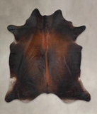 Brown with Red Cowhide Rug #A25667