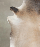 Grey with Beige Cowhide Rug #A25711