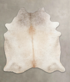 Grey with Beige Cowhide Rug #A25713