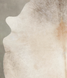 Grey with Beige Cowhide Rug #A25713