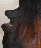 Brown with Red Cowhide Rug #A25722