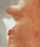 Solid Brown Cowhide Rug #A25739