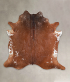 Salt and Pepper Brown Cowhide Rug #A25743