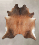 Brown with Red Cowhide Rug #A25747