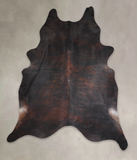 Dark Brindle Cowhide Rug #A25763