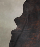 Dark Brindle Cowhide Rug #A25763