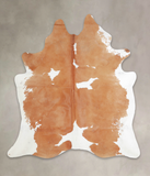 Beige and White Cowhide Rug #A25768