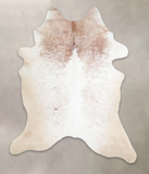 Brown with Red Cowhide Rug #A25771