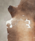 Chocolate and White Cowhide Rug #A25780