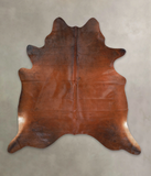 Brown with Red Cowhide Rug #A25783