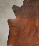 Brown with Red Cowhide Rug #A25783