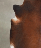 Brown with Red Cowhide Rug #A25825