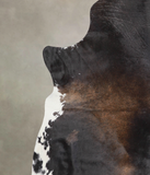 Chocolate and White Cowhide Rug #A25854