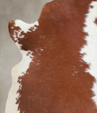 Brown and White Cowhide Rug #A25867