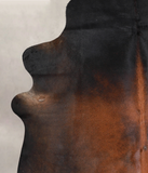 Brown with Red Cowhide Rug #A25878