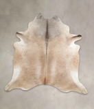 Grey with Beige Cowhide Rug #A25879