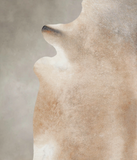 Grey with Beige Cowhide Rug #A25879
