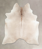 Grey with Beige Cowhide Rug #A25881