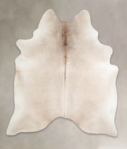 Grey with Beige Cowhide Rug #A25881