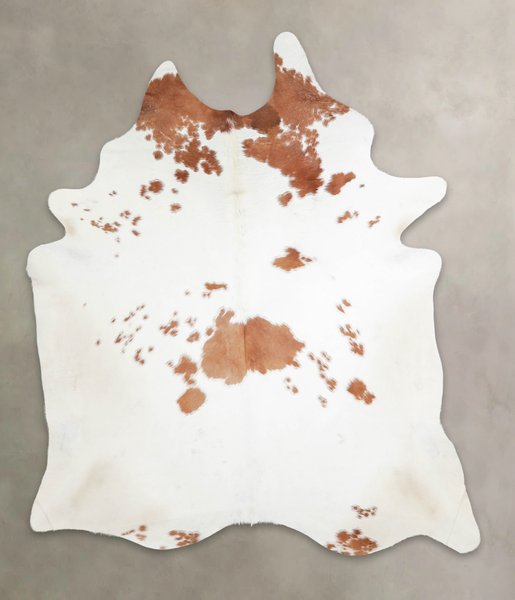 Brown and White Cowhide Rug #A25955