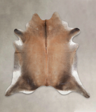 Brown with Red Cowhide Rug #A25975