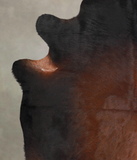 Brown with Red Cowhide Rug #A25978