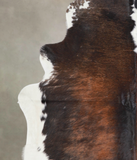 Chocolate and White Cowhide Rug #A25986
