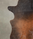 Brown with Red Cowhide Rug #A26009