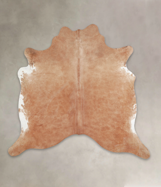 Solid Brown Cowhide Rug #A26043