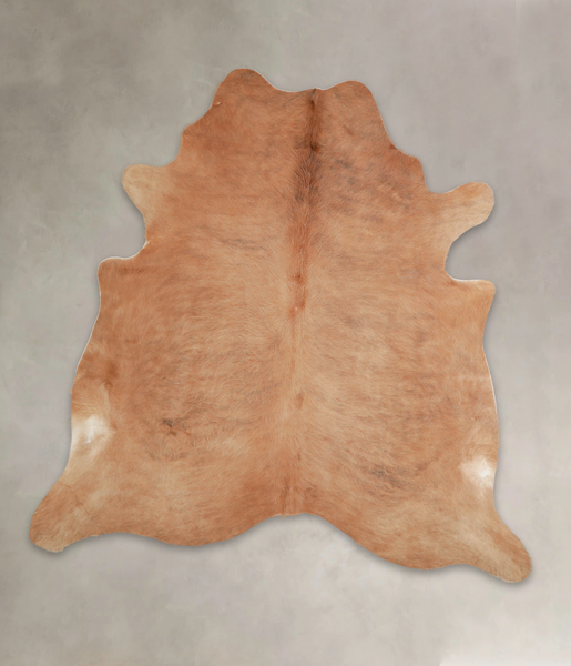 Solid Brown Cowhide Rug #A26051