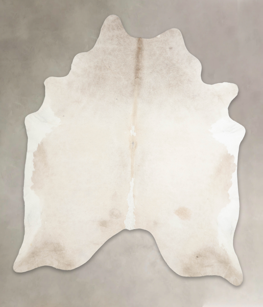 Beige and White Cowhide Rug #A26079