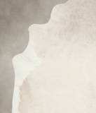 Beige and White Cowhide Rug #A26079